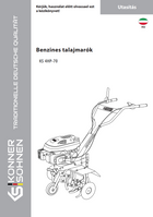Benzines kapálógép KS 4HP-70