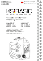 Inverterinis generatorius garso izoliacijos korpuse KSB 22i S, KSB 33i S