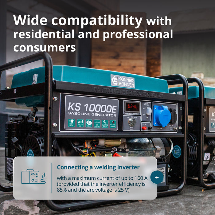 Gasoline generator "Könner & Söhnen" KS 10000E
