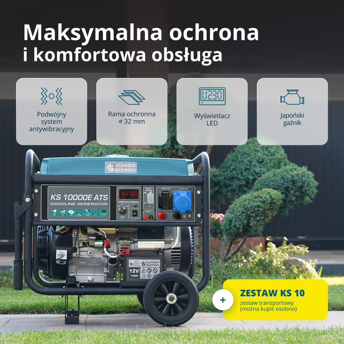 Benzīna ģenerators "Könner & Söhnen" KS 10000E ATS