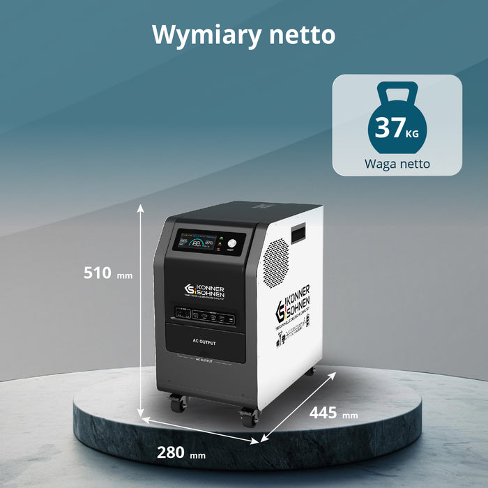 KS 3000PS 3-in-1 Nešiojama Energijos Stotis