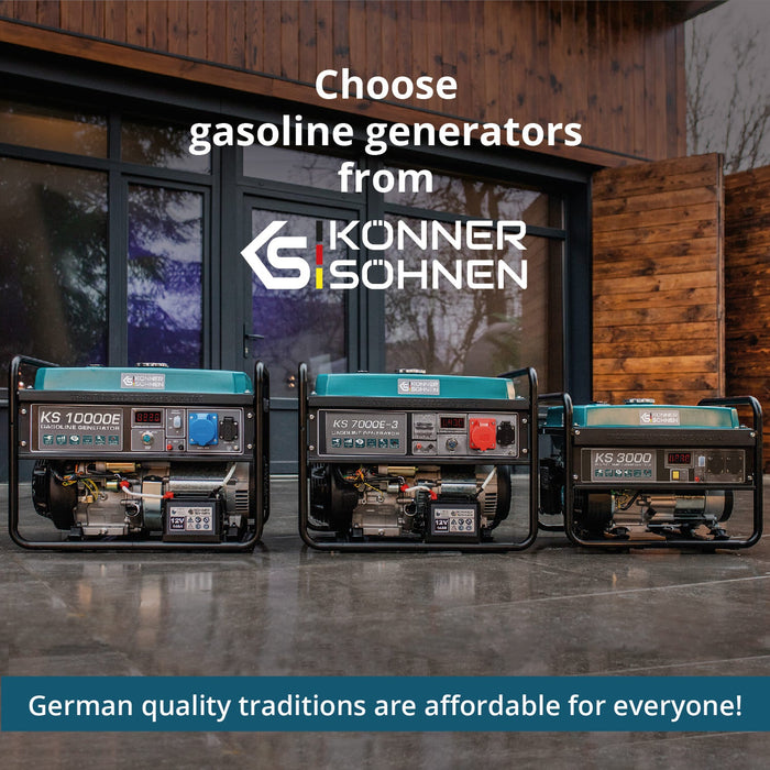 Gasoline generator "Könner & Söhnen" KS 7000E ATS