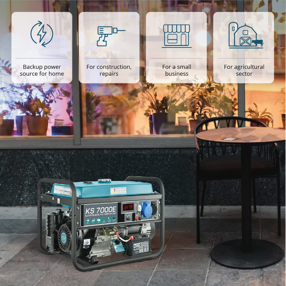Gasoline generator "Könner & Söhnen" KS 7000E