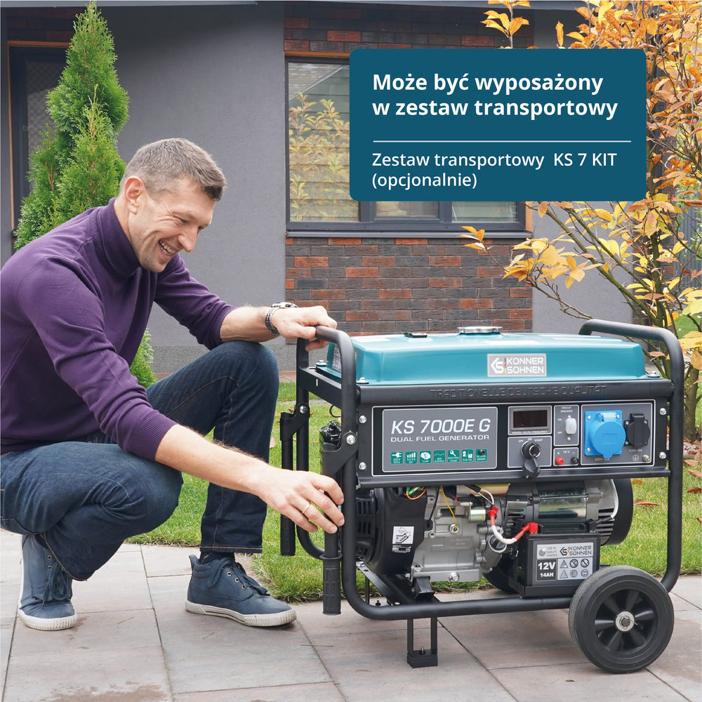 LPG/Benzīna ģenerators "Könner & Söhnen" KS 7000E G