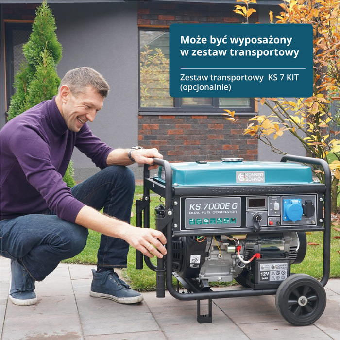 LPG/Benzīna ģenerators "Könner & Söhnen" KS 7000E G