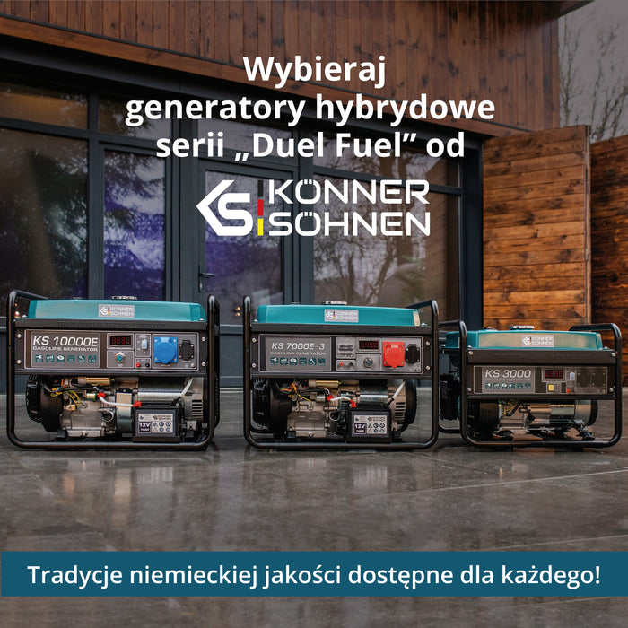 LPG/Benzīna ģenerators "Könner & Söhnen" KS 7000E G