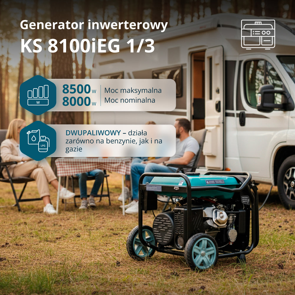 Generator inwertorowy KS 8100iEG 1/3