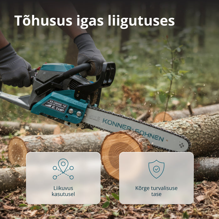 Bensiinimootorsaag KS CS20G-16