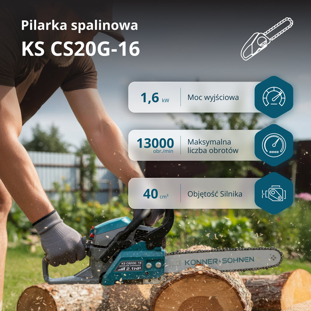 Pilarka spalinowa KS CS20G-16