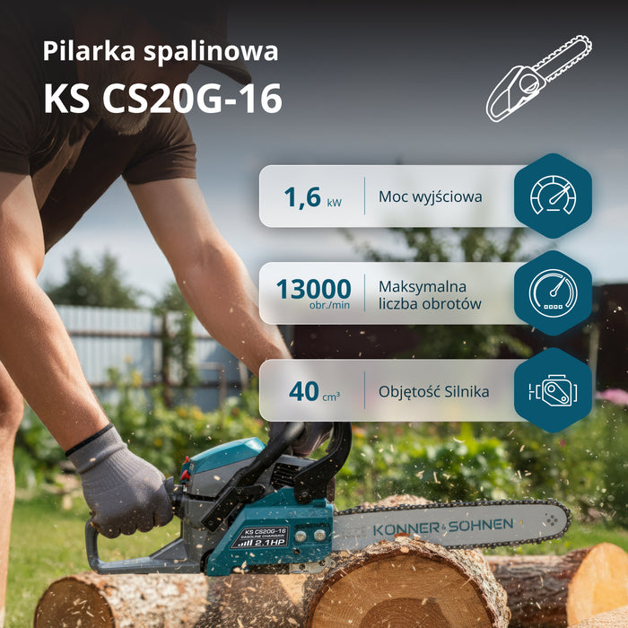 Pilarka spalinowa KS CS20G-16