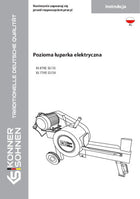 Elektriskais horizontālais malkas skaldītājs KS 7THE 52/30, KS 8TKE 52/35