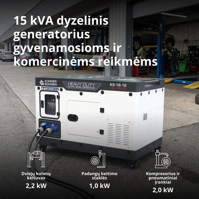 Dyzelinis generatorius KS 16-1E