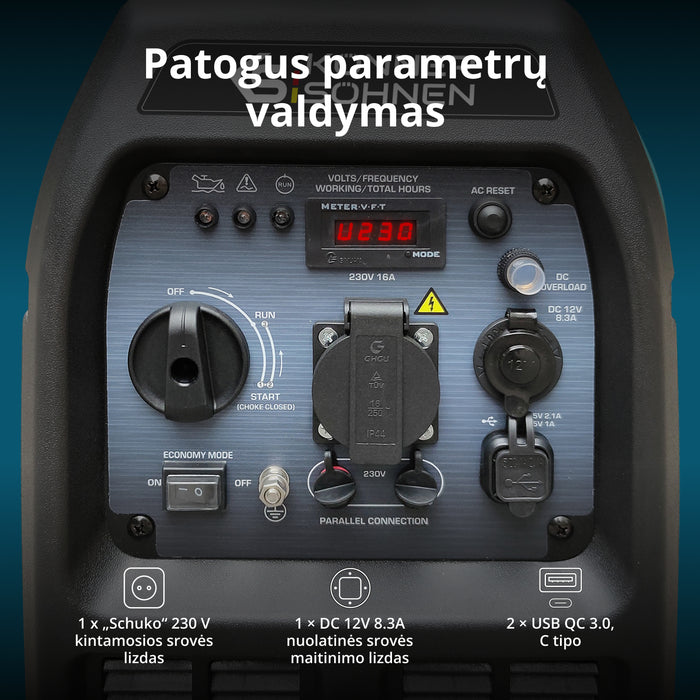 Inverterinis generatorius KS 3100i S