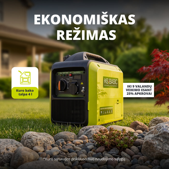 Inverterinis generatorius KSB 20i S