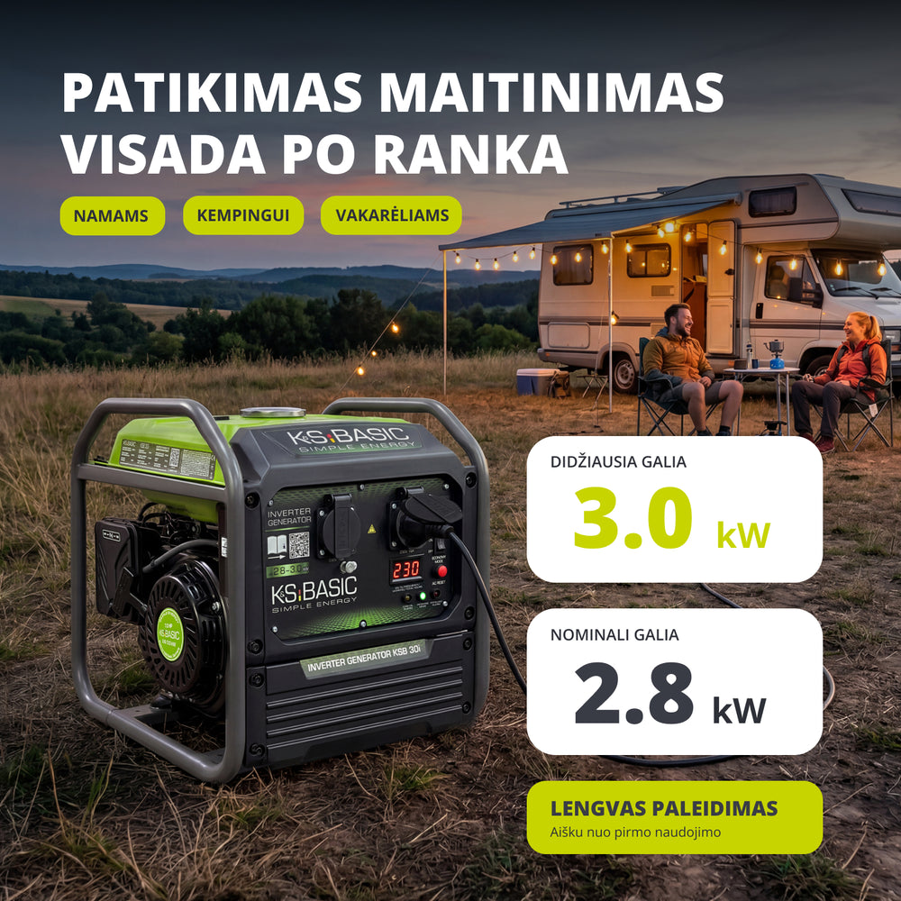 Inverterinis generatorius KSB 30i
