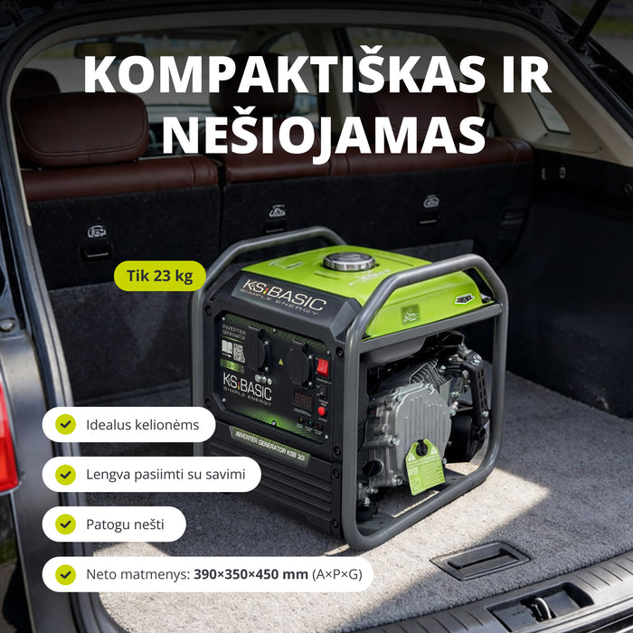 Inverterinis generatorius KSB 30i