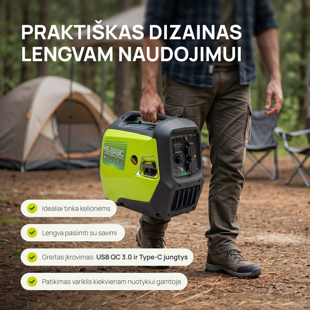 Inverterinis generatorius KSB 32i S