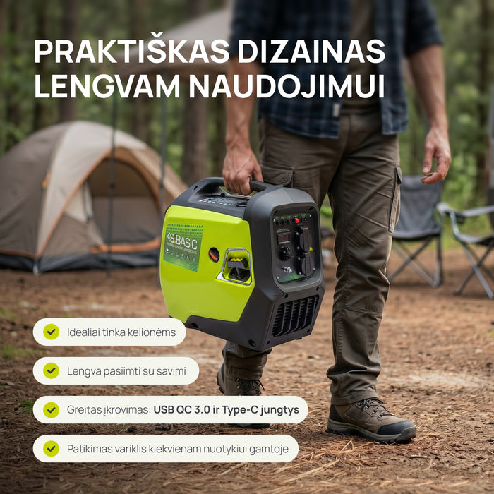 Inverterinis generatorius KSB 32i S