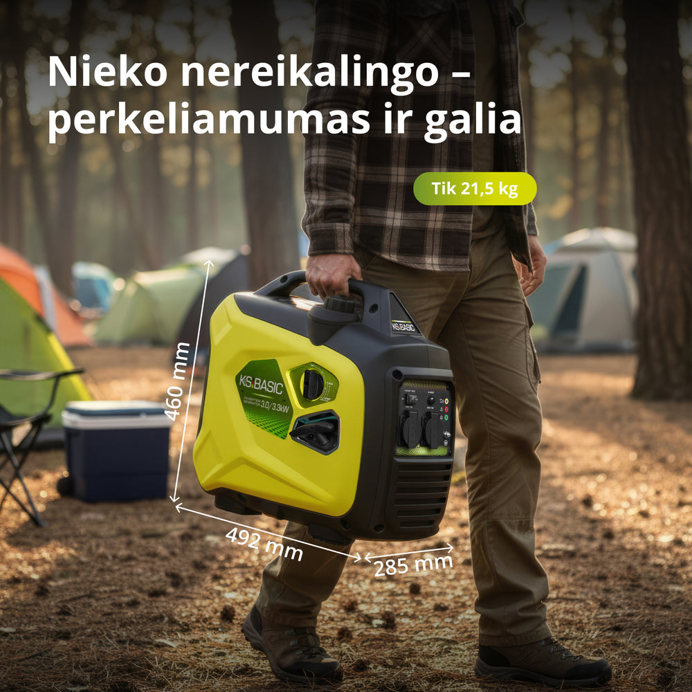 Inverterinis generatorius KSB 33i S