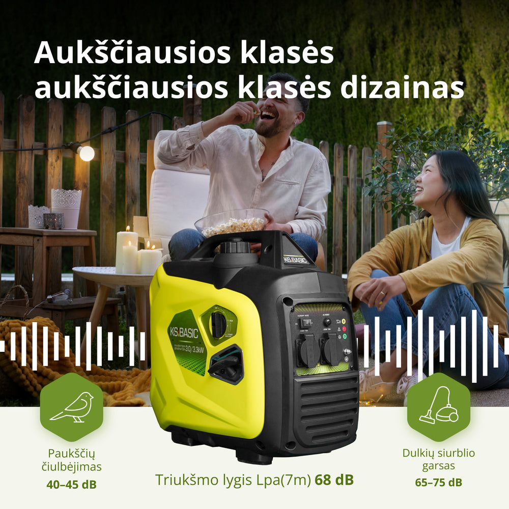 Inverterinis generatorius KSB 33i S