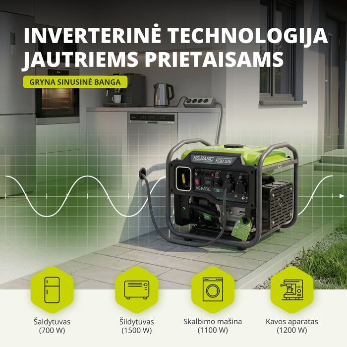Inverterinis generatorius KSB 55i