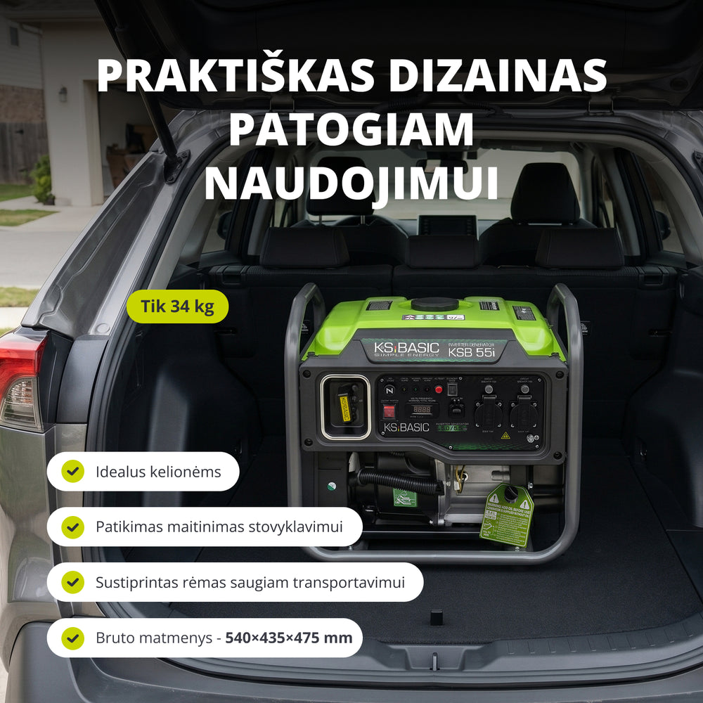 Inverterinis generatorius KSB 55i