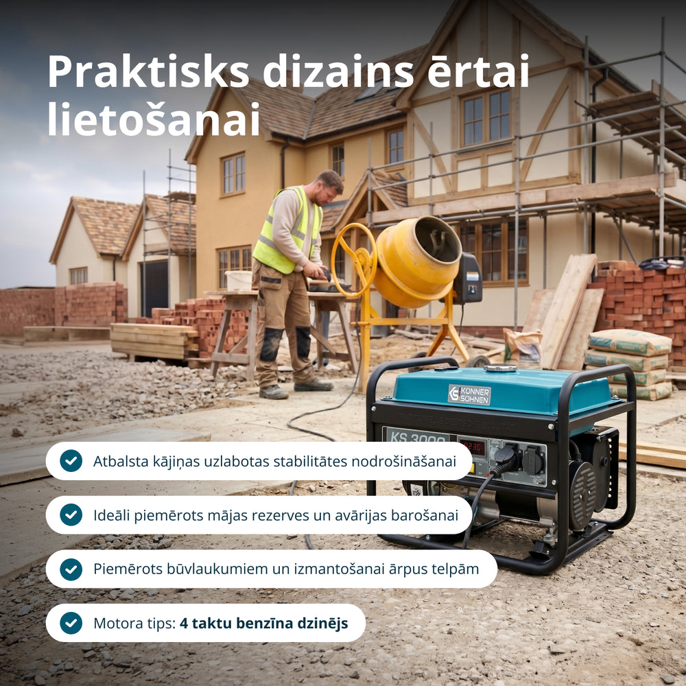 Benzīna ģenerators "Könner & Söhnen" KS 3000