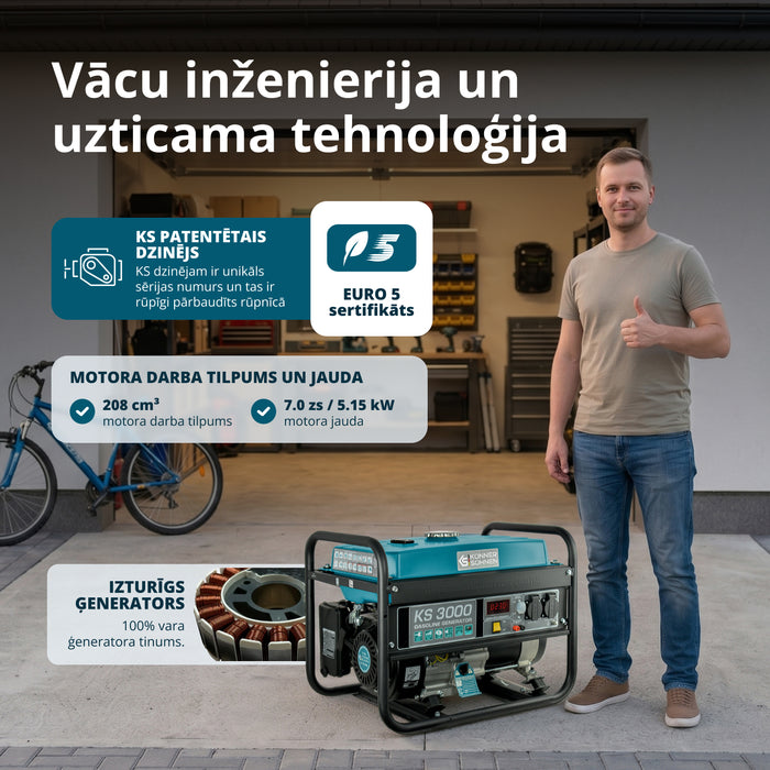 Benzīna ģenerators "Könner & Söhnen" KS 3000
