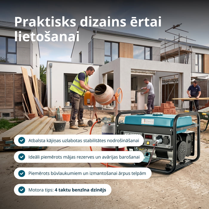 LPG/Benzīna ģenerators "Könner & Söhnen" KS 3000G