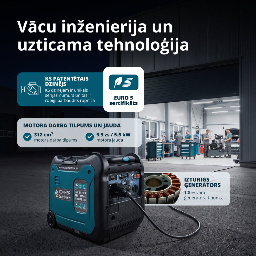 Inverterinis generatorius KS 5500iE S ATSR