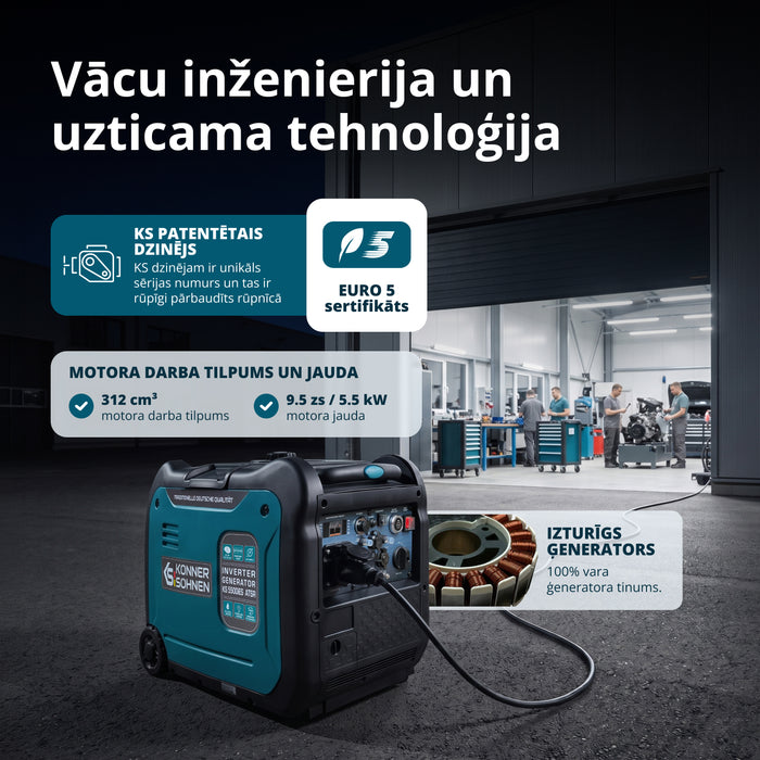 Inverterinis generatorius KS 5500iE S ATSR