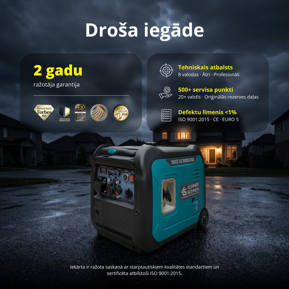 Inverterinis generatorius KS 5500iE S ATSR