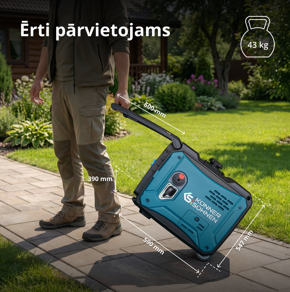 Invertora ģenerators KS 6000iE S