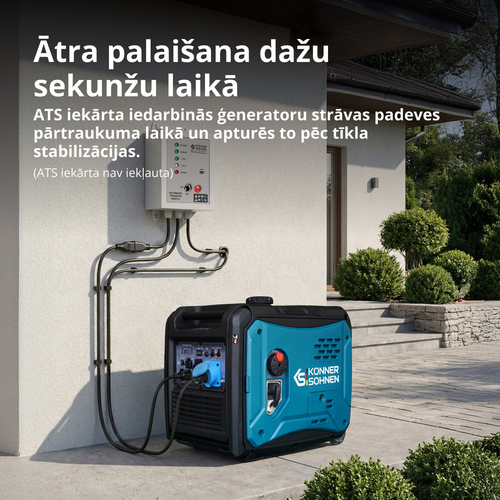 Invertora ģenerators KS 6000iE S