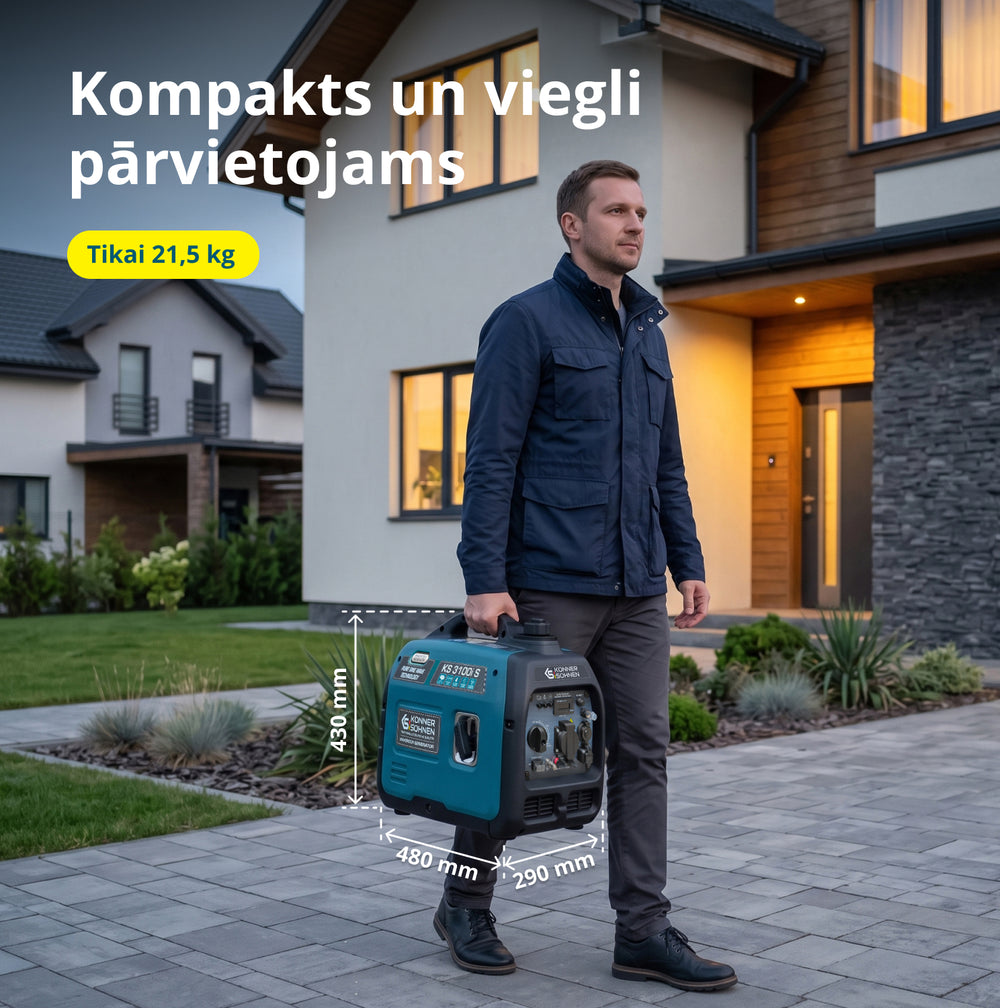 Invertora ģenerators KS 3100i S
