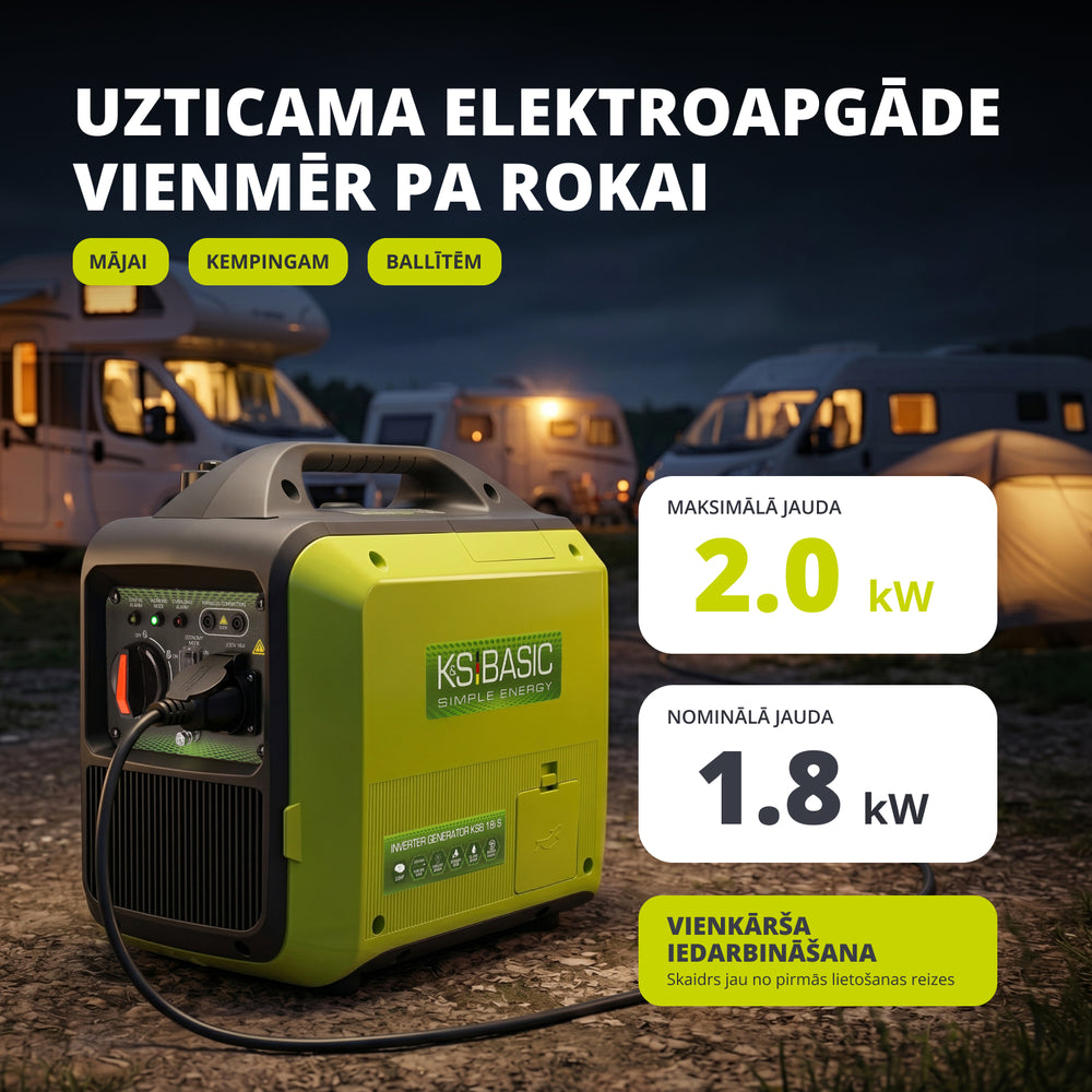 Invertora ģenerators KSB 18i S