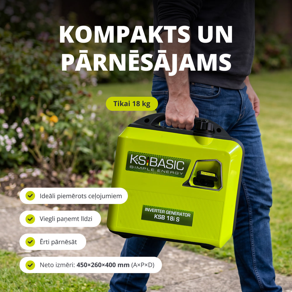 Invertora ģenerators KSB 18i S