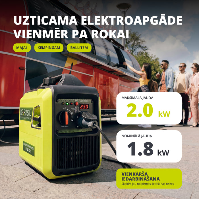 Invertora ģenerators KSB 20i S
