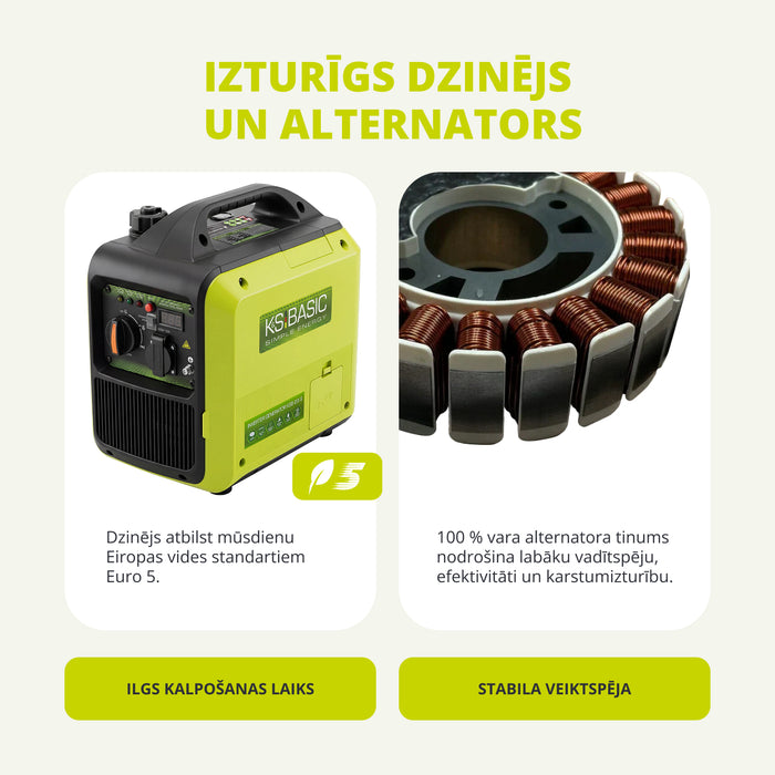 Invertora ģenerators KSB 20i S
