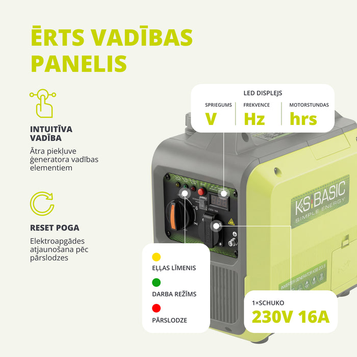 Invertora ģenerators KSB 20i S