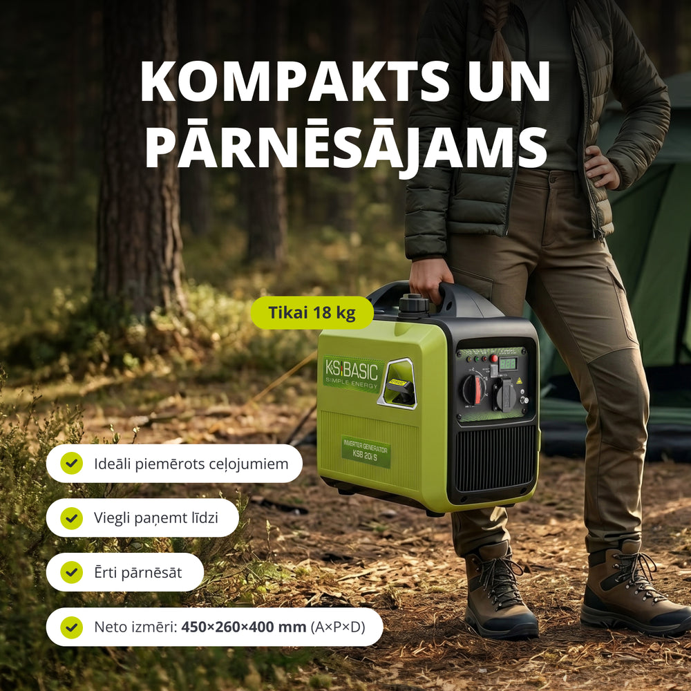 Invertora ģenerators KSB 20i S