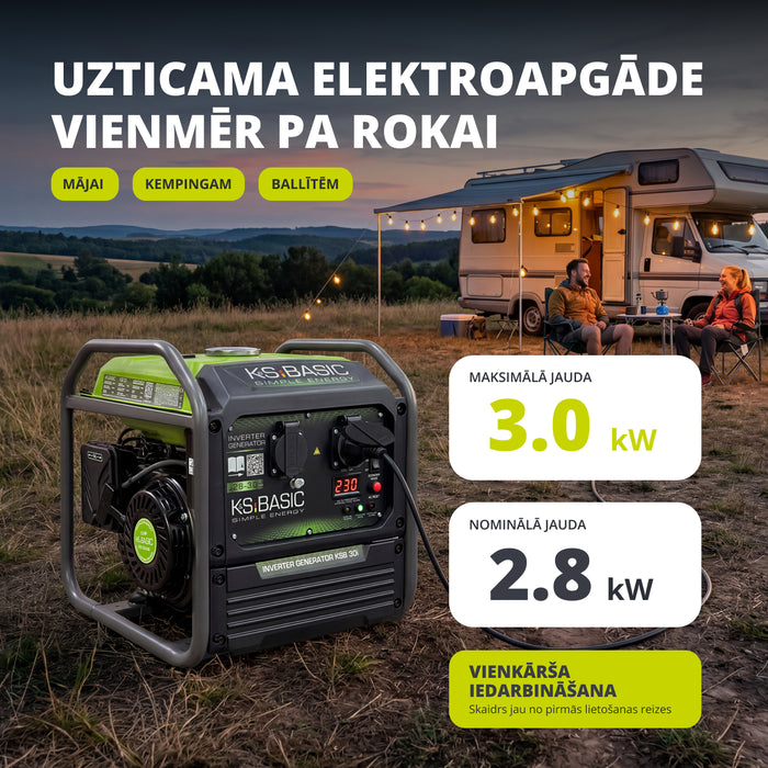 Invertora ģenerators KSB 30i