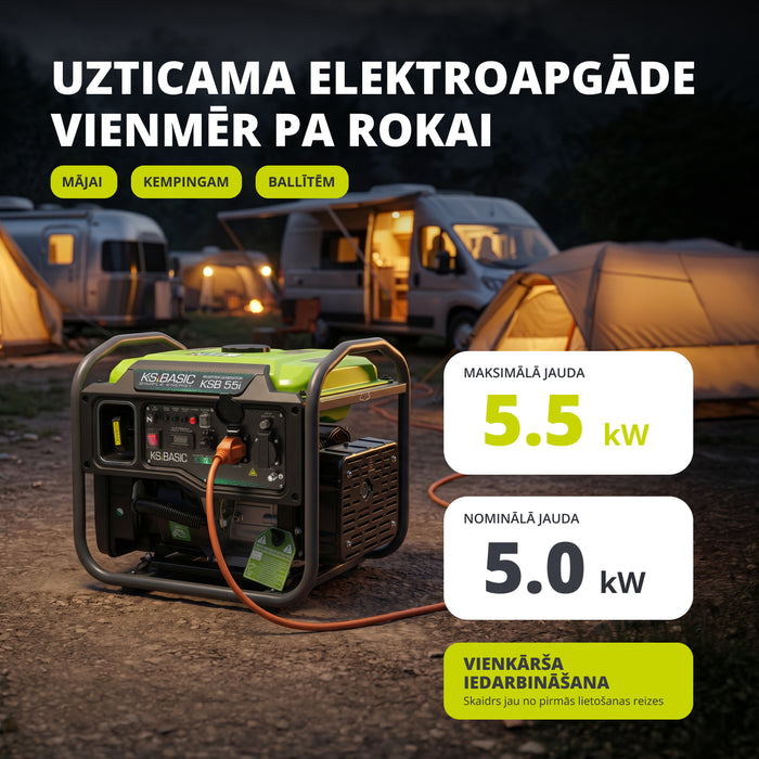 Invertora ģenerators KSB 55i