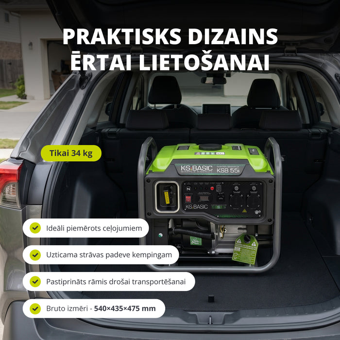 Invertora ģenerators KSB 55i