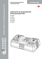 Laadija 20V liitiumakule KS C24A, KS C45A, KS C35A-2, KS C45A-2, KS C90A