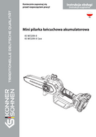 Mini pilarka łańcuchowa akumulatorowa KS MCS20V-8, KS MCS20V-8 Case