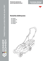 Elektriskā zāles pļaujmašīna KS 32LM12-BL, KS 38LM16-BL, KS 43LM20