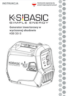 Inverterinis generatorius garso izoliacijos korpuse KSB 32i S
