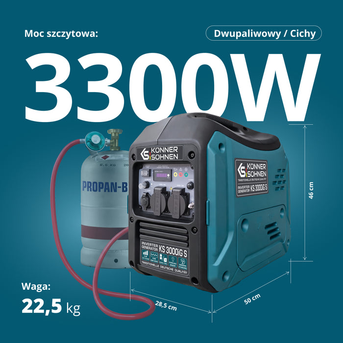 Inwertorowy generator KS 3000iG S