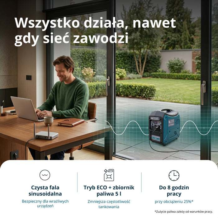 Inwertorowy generator KS 3000iG S